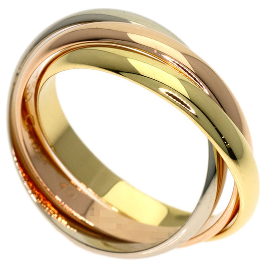 Cartier Trinity XS 49 Ring 18k Yellow Gold 18k Pink White
