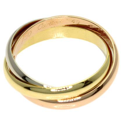 Cartier Trinity XS 49 Ring 18k Yellow Gold 18k Pink White — view 3