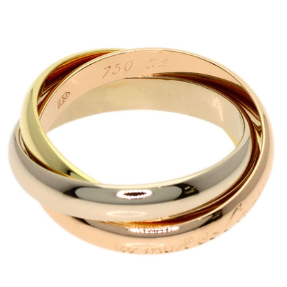 Cartier Trinity 54 Ring 18k Yellow Gold 18k Pink White — view 3