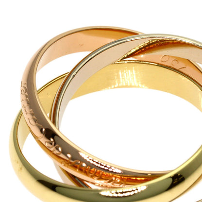 Cartier Trinity 54 Ring 18k Yellow Gold 18k Pink White — view 6