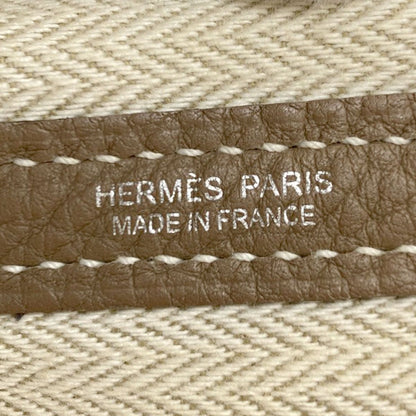 Hermes Garden Party PM Etoupe Silver Tote Negonda — view 6