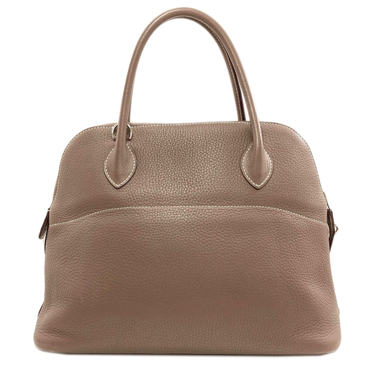 Hermes Bolide 31 Etoupe Silver Handbag Taurillon — view 2