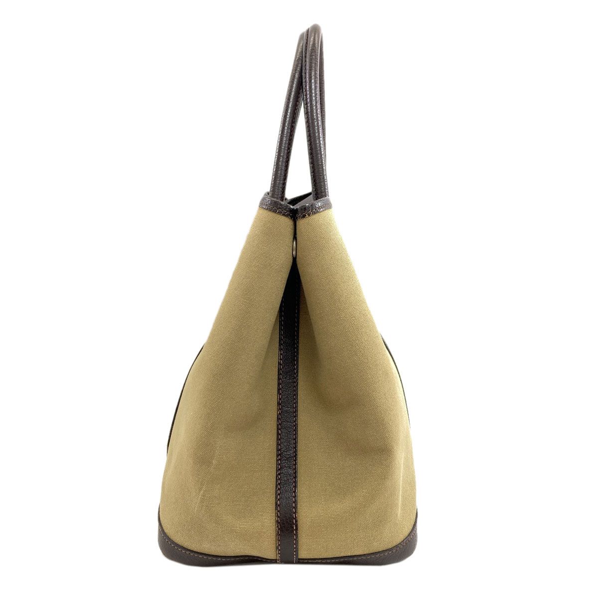 Hermes Garden Party PM Silver Tote Toile Officier — view 3