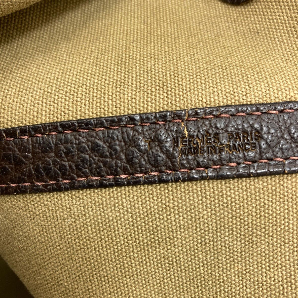 Hermes Garden Party PM Silver Tote Toile Officier — view 6