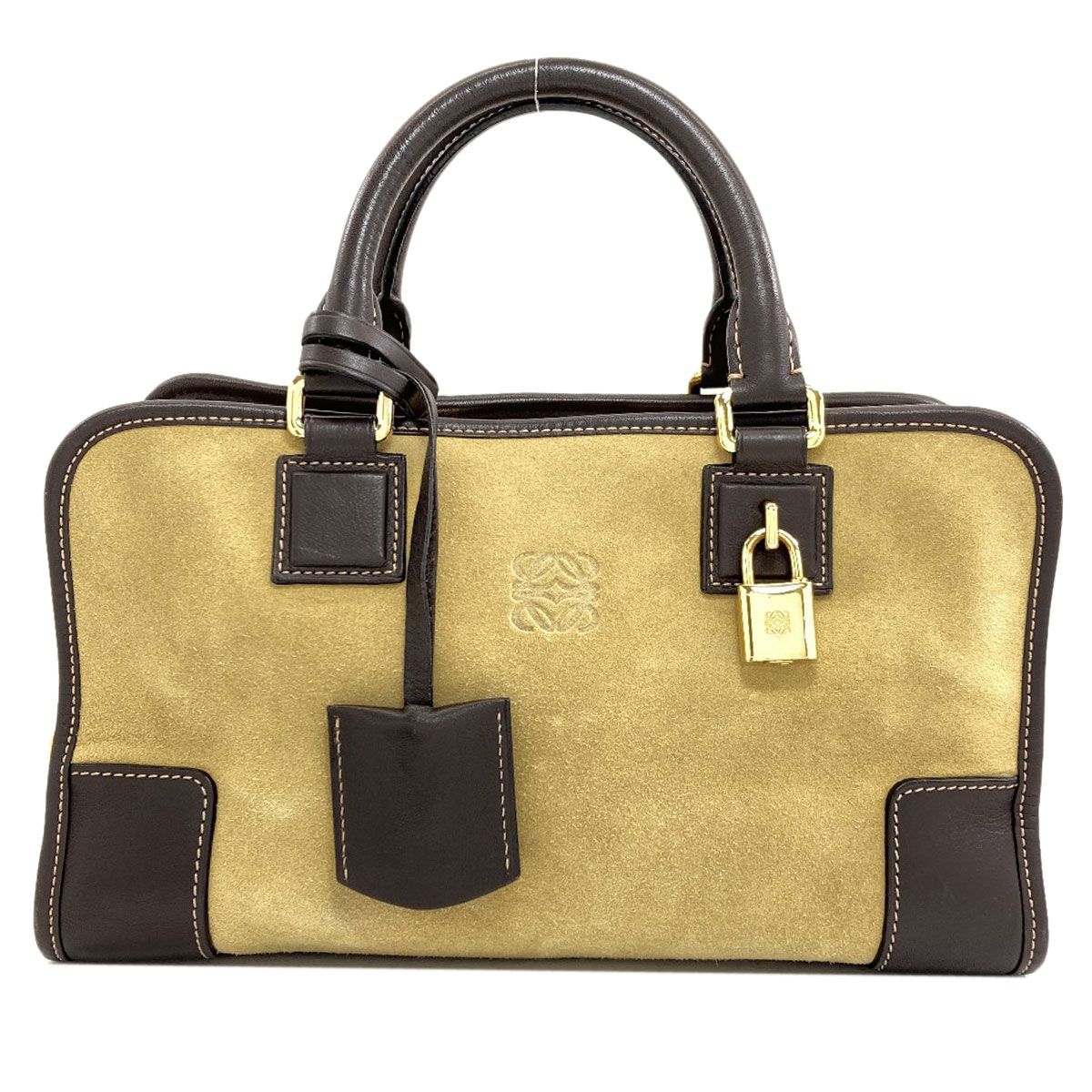 Loewe Amazona Handbag Suede Calf