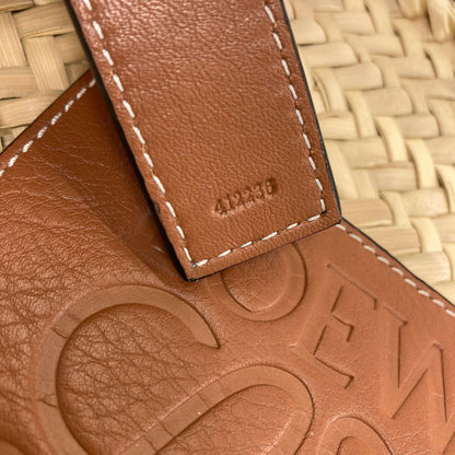 Loewe Basket Tote Raffia Calf — view 7