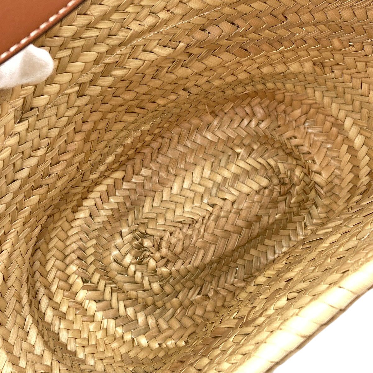Loewe Basket Tote Raffia Calf — view 5