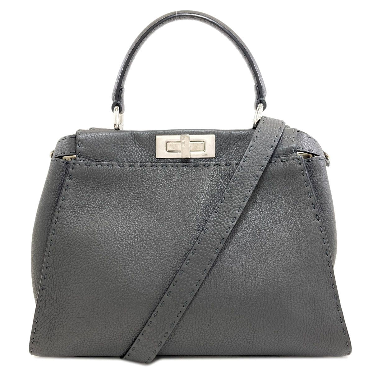 Fendi Peekaboo Selleria 2-Way Handbag Calf