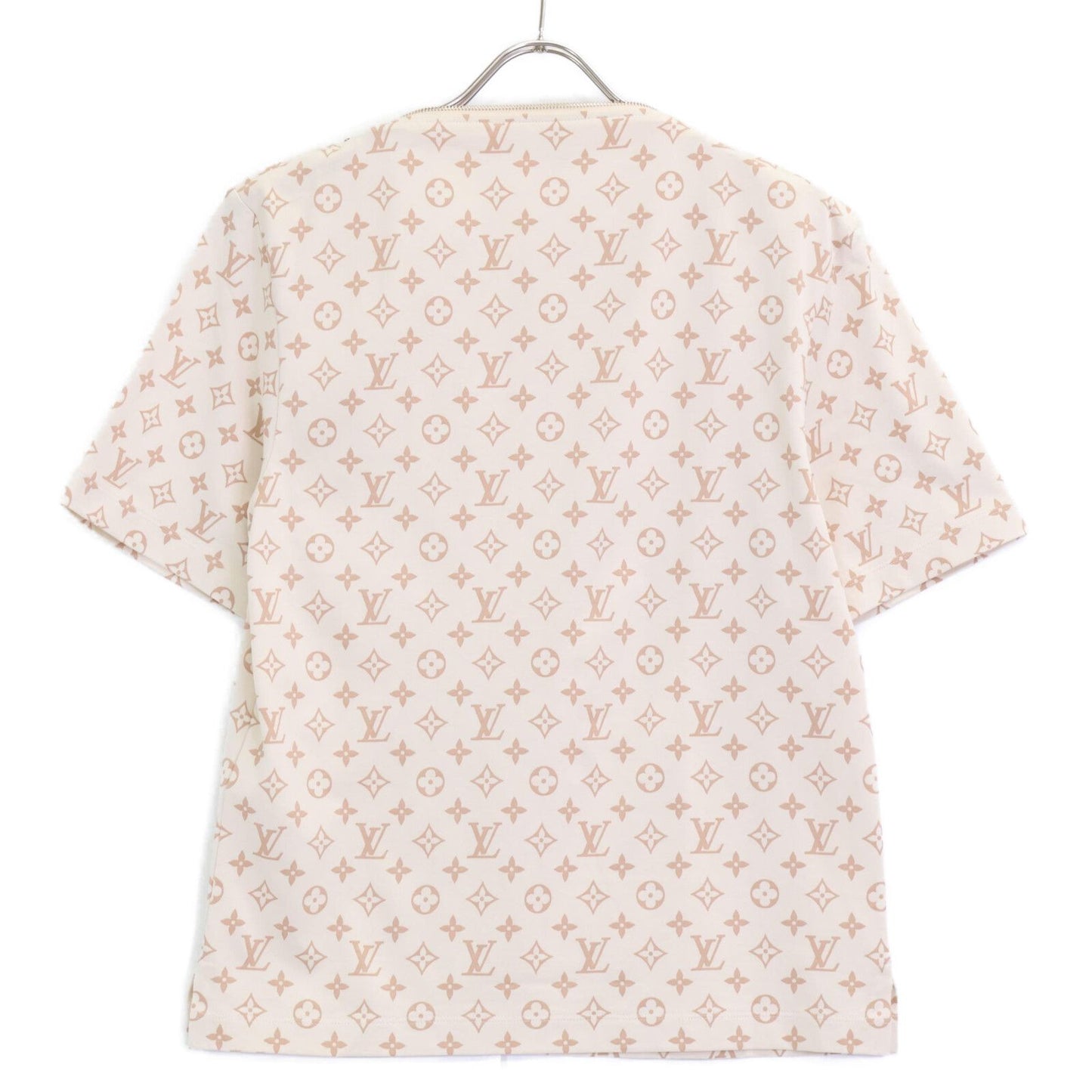 Louis Vuitton Beige Monogram Zip T-Shirt XS — view 2