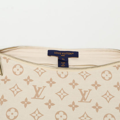 Louis Vuitton Beige Monogram Zip T-Shirt XS — view 6