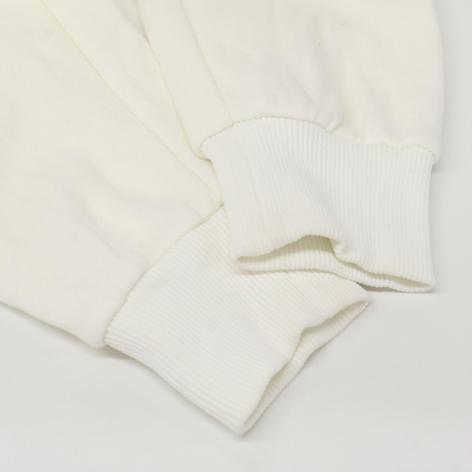 Fendi White Logo Fur Back Zip Sweatshirt XS — view 6