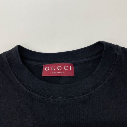 Gucci Black Cotton Jersey T-Shirt — view 5
