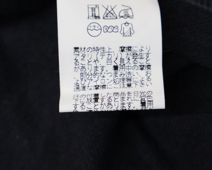 Hermes Charcoal Gray Cotton 100 Series Button Short Sleeve Polo — view 5