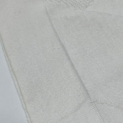 Hermes White Wave Embossed Half Sleeve Pullover Knit Sweater — view 3