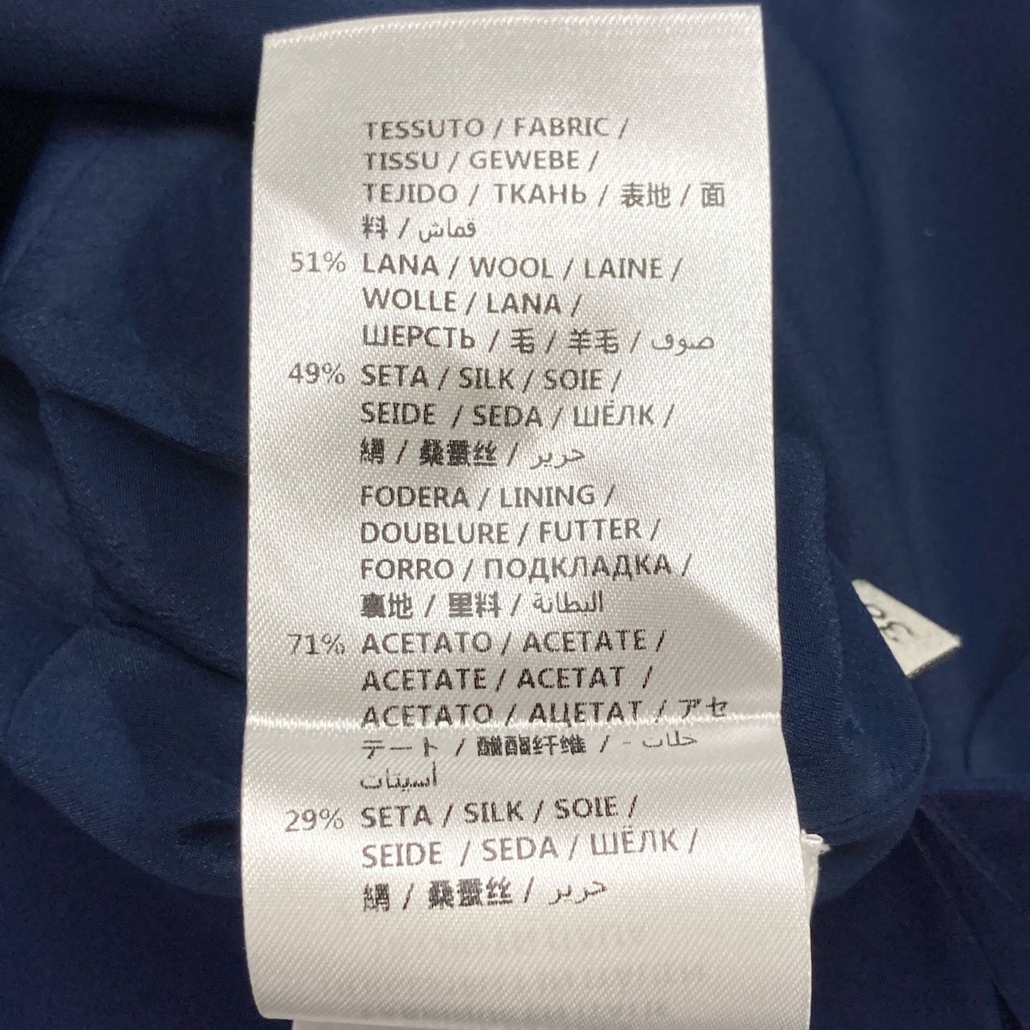 Gucci Navy Pink Ribbon Tie Dress 36 — view 7