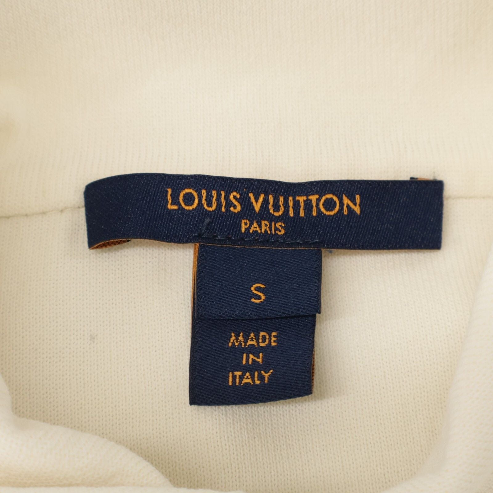 Louis Vuitton Cotton Logo Embossed Mesh Short Sleeve Polo Dress — view 3
