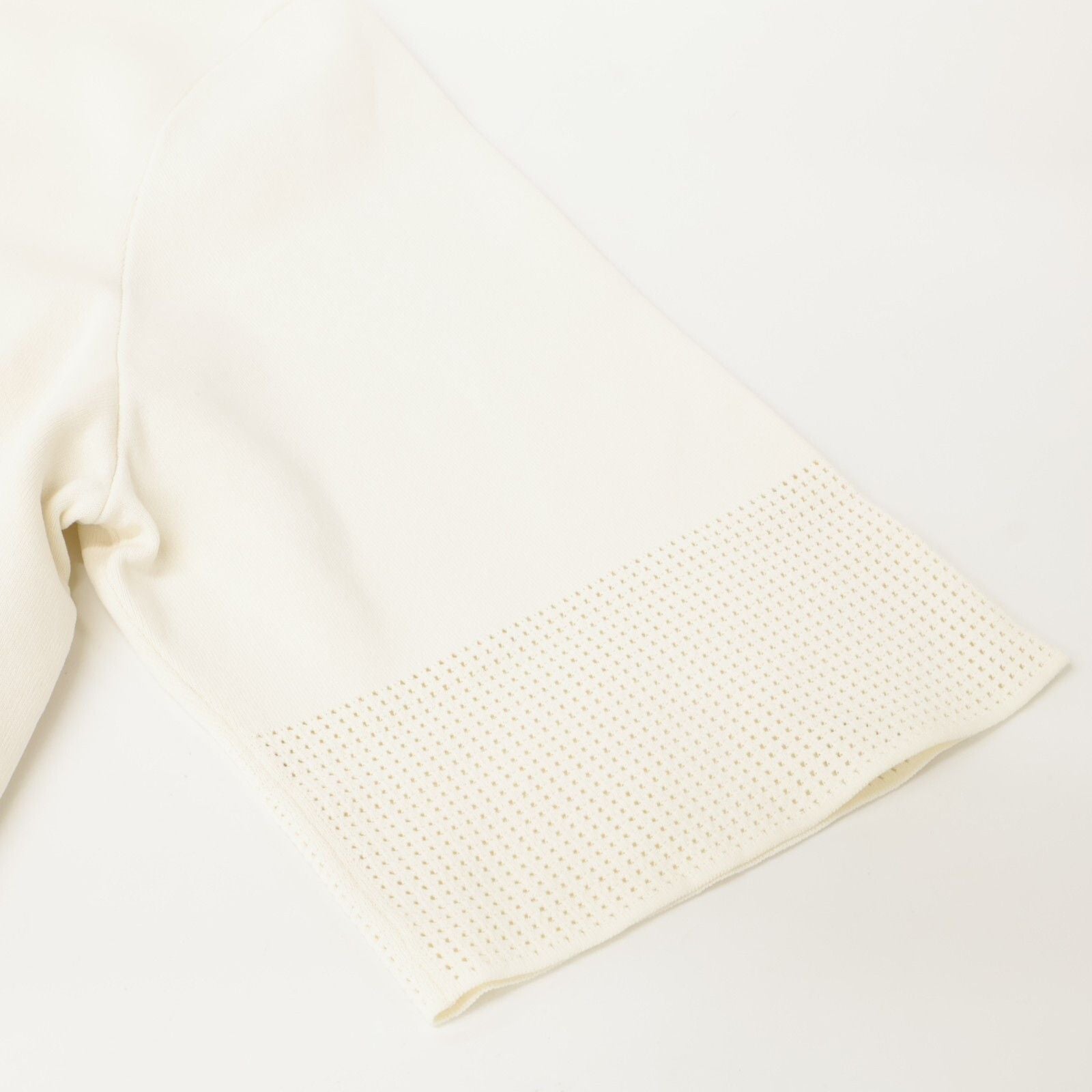 Louis Vuitton Cotton Logo Embossed Mesh Short Sleeve Polo Dress — view 7