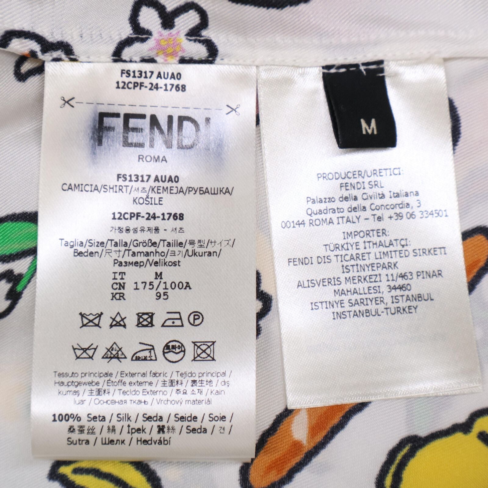 Fendi Similarly Tarout Collaboration Silvia and the Baguette Short Sleeve Shirt — view 5