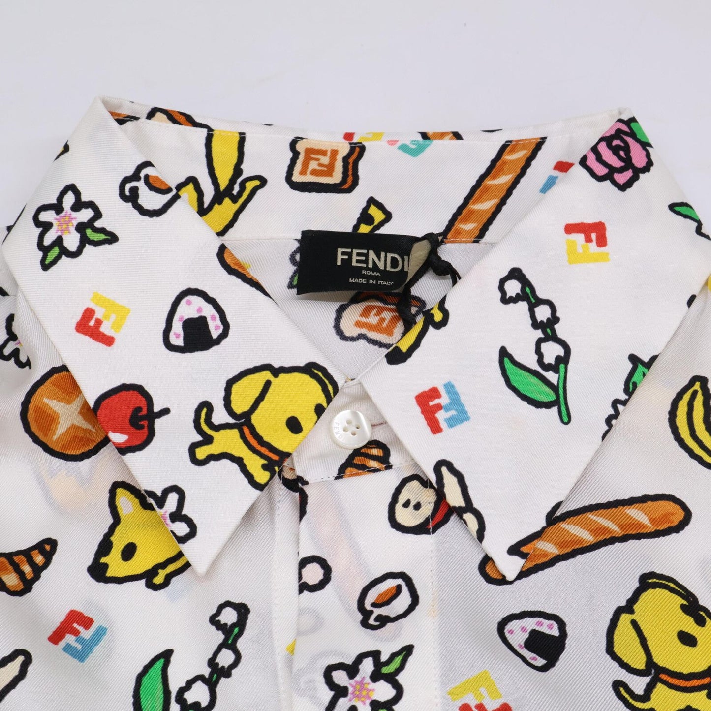 Fendi Similarly Tarout Collaboration Silvia and the Baguette Short Sleeve Shirt — view 6