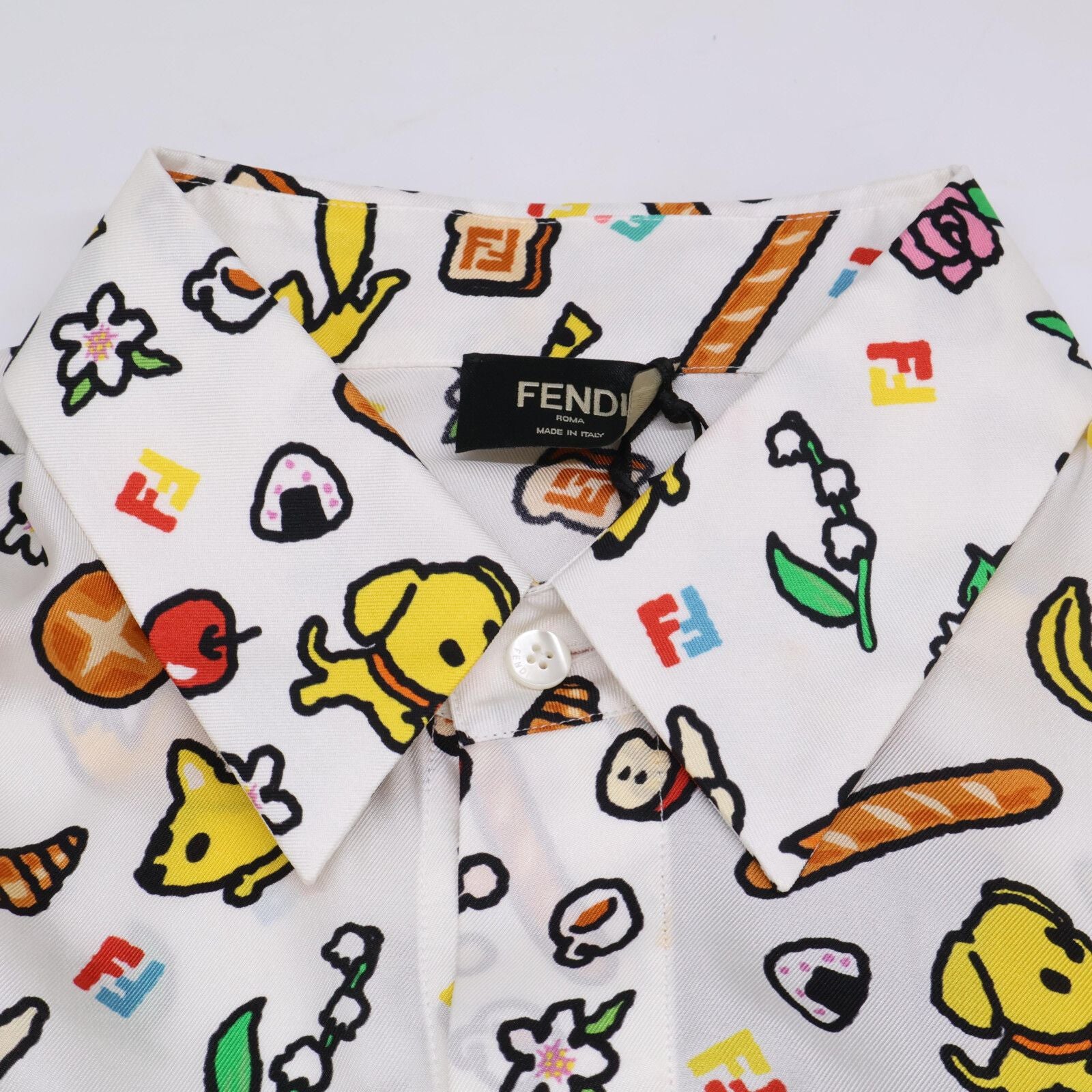 Fendi Similarly Tarout Collaboration Silvia and the Baguette Short Sleeve Shirt — view 6