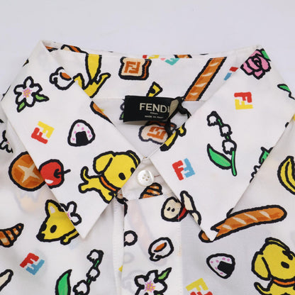 Fendi Similarly Tarout Collaboration Silvia and the Baguette Short Sleeve Shirt — view 6