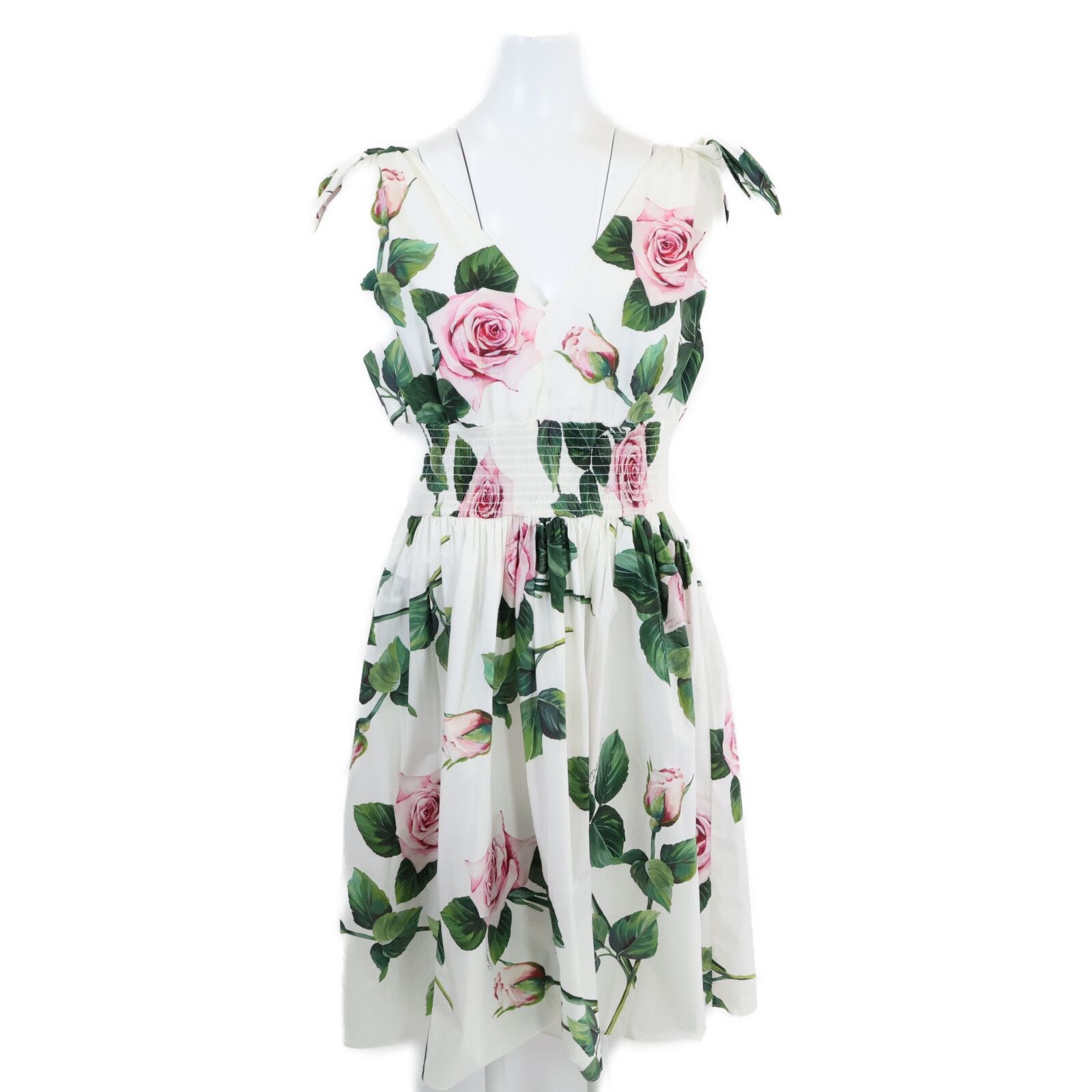 Dolce & Gabbana Flower Print Sleeveless 50 T-Shirt