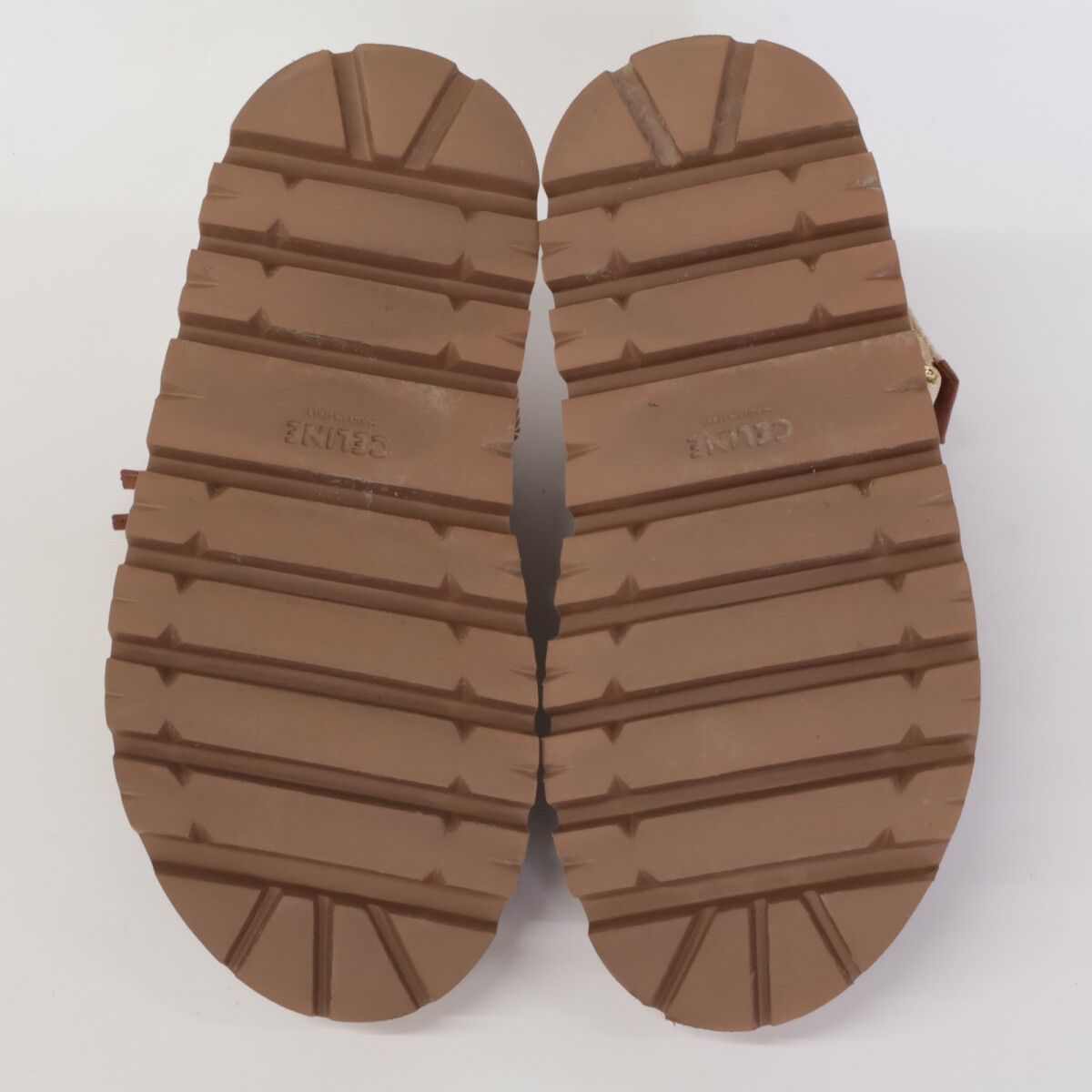 Celine Billi Chanki Sandals Calfskin & Textile — view 7