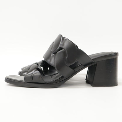 Hermes Gaby 60 Chaine Gourmet Torsade Chunky Heels — view 3