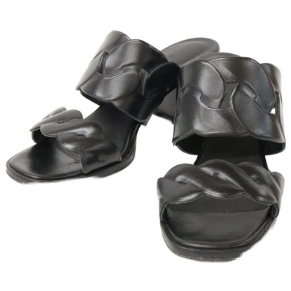 Hermes Gaby 60 Chaine Gourmet Torsade Chunky Heels