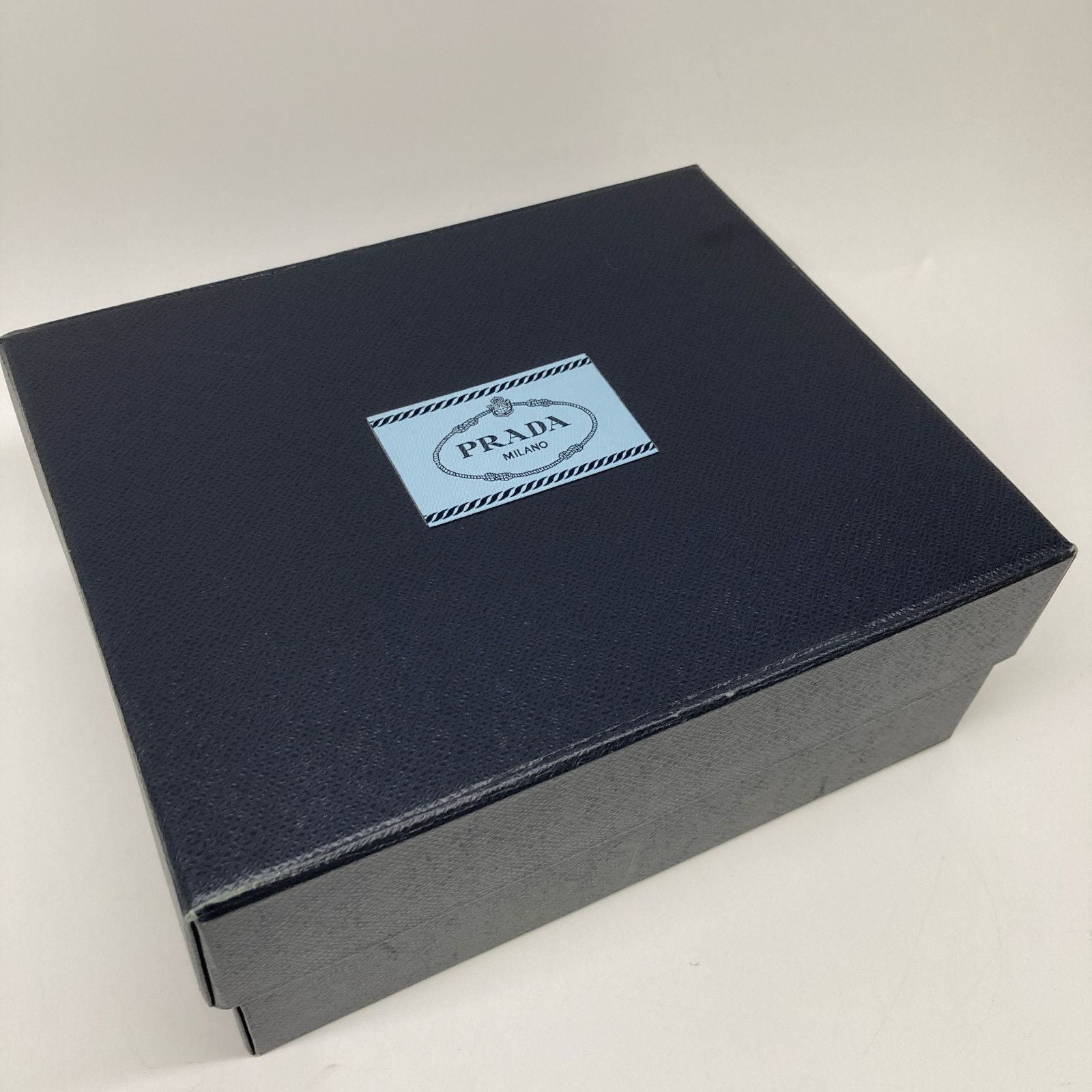 Prada Triangle Logo Navy Crew Neck T-Shirt — view 6