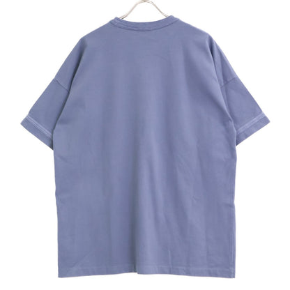 Dior Stone Blue Logo Short Sleeve T-Shirt — view 2