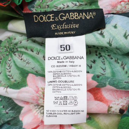 Dolce & Gabbana Exclusive Botanical Print Off Shoulder 50 T-Shirt — view 3