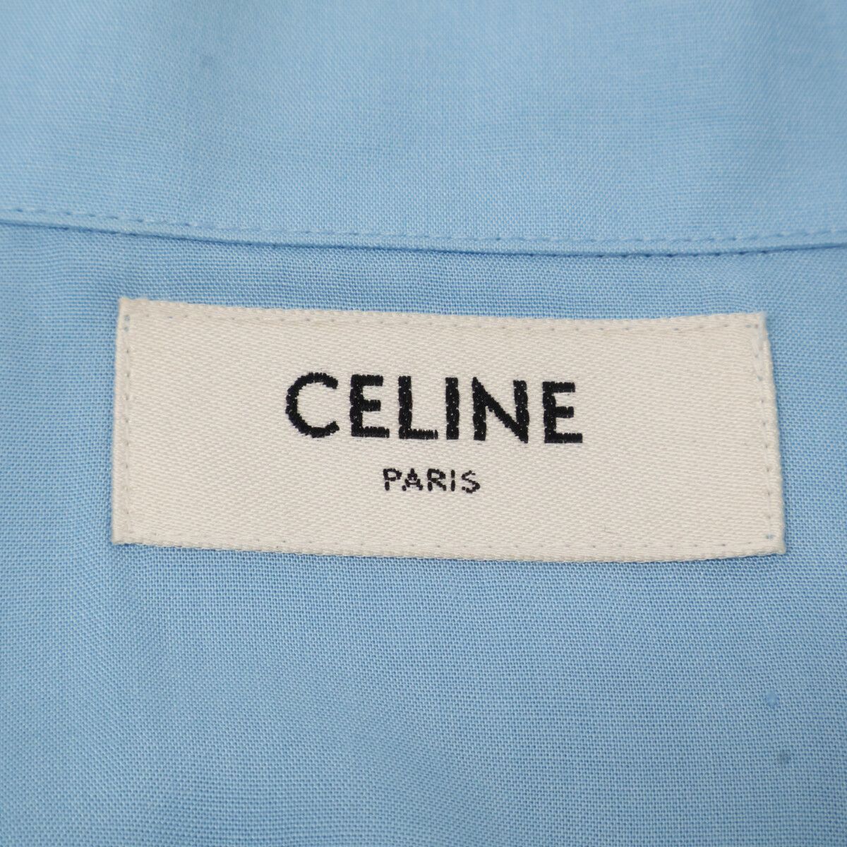 Celine Blue Bowling Shirt 37 — view 3