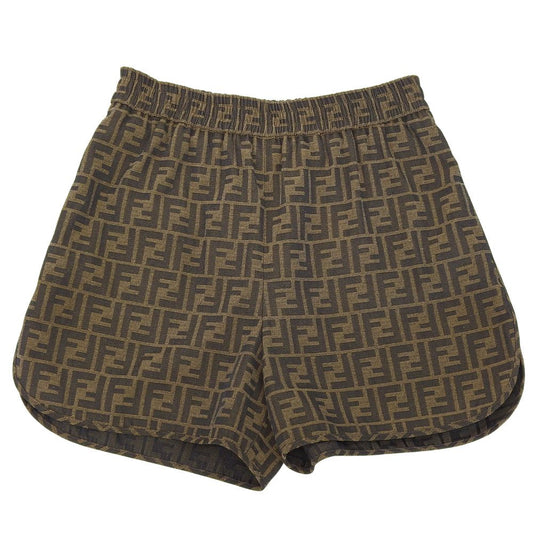 Fendi Canvas Shorts Brown