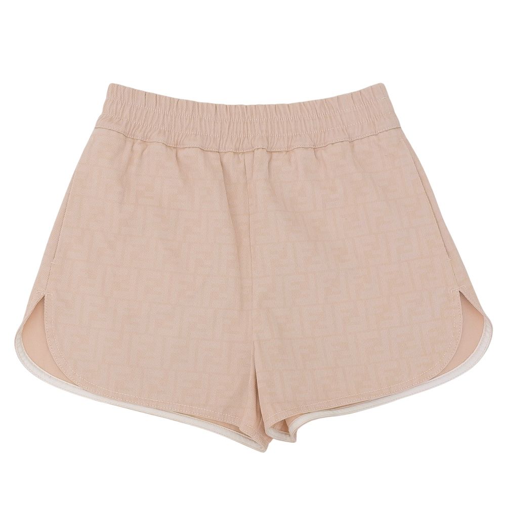 Fendi FF All Over Pattern Shorts Pink