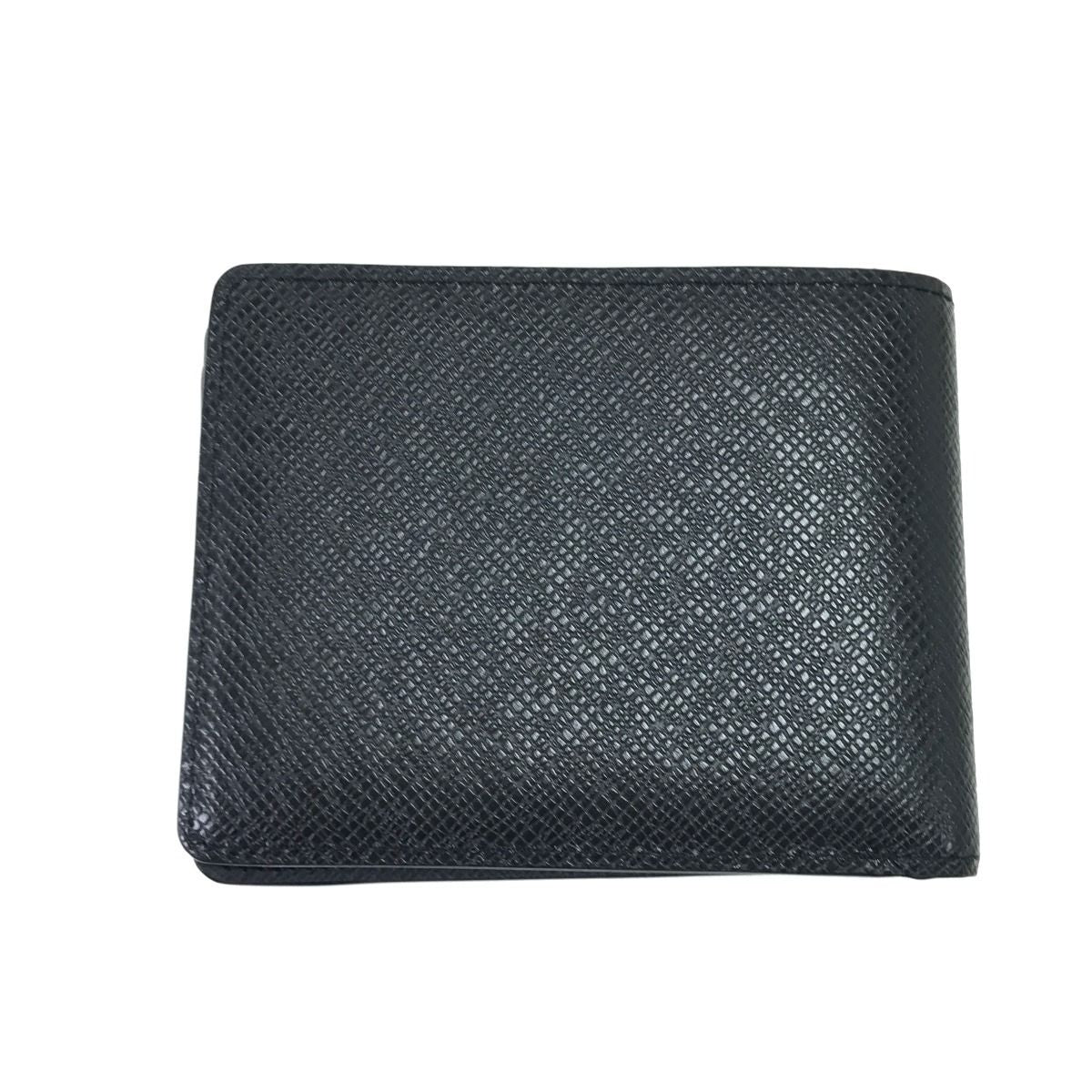 Louis Vuitton Bifold Wallet Taiga Portefeuille Multiple Black — view 3