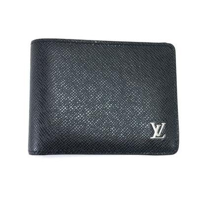 Louis Vuitton Bifold Wallet Taiga Portefeuille Multiple Black — view 2
