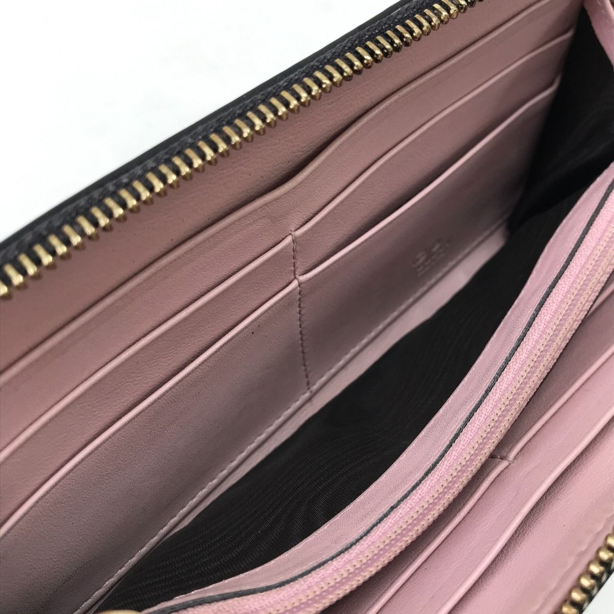 Gucci L-shaped Zipper Wallet Black — view 9