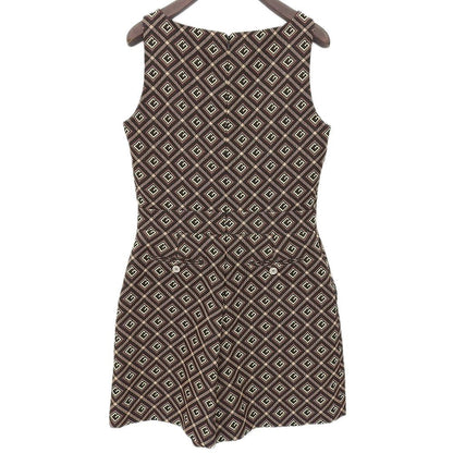Gucci Jacquard Short All in One Brown Black — view 2