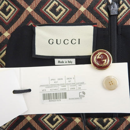 Gucci Jacquard Short All in One Brown Black — view 3