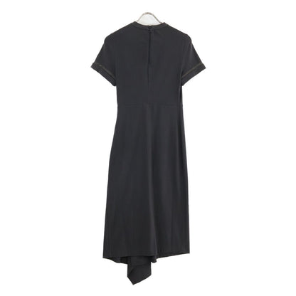 Brunello Cucinelli Gray Short Sleeve Cotton Dress XS — view 2