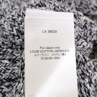 Louis Vuitton Gray Wool Short Sleeve Knit Sweater — view 9