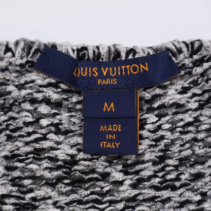Louis Vuitton Gray Wool Short Sleeve Knit Sweater — view 3