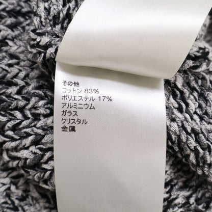 Louis Vuitton Gray Wool Short Sleeve Knit Sweater — view 8