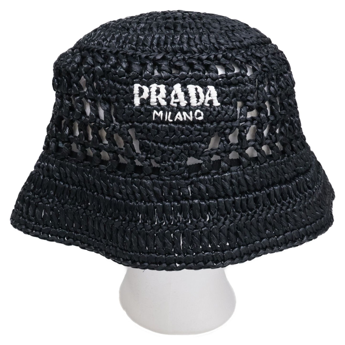 Prada Woven Fabric Bucket
