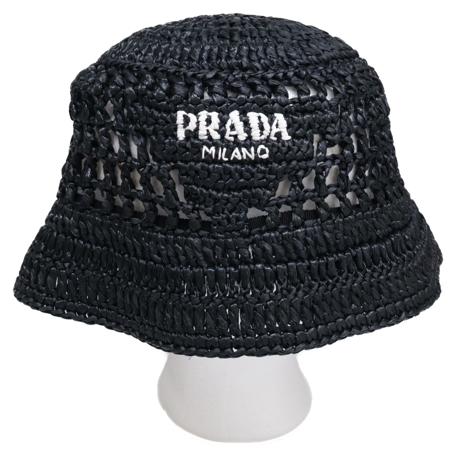 Prada Woven Fabric Bucket