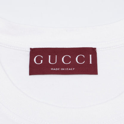 Gucci GG Logo Print Short Sleeve T-Shirt — view 3