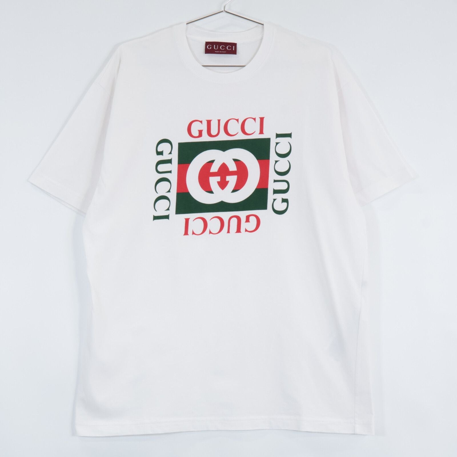 Gucci GG Logo Print Short Sleeve T-Shirt