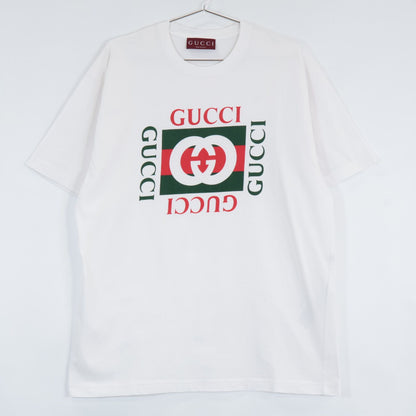 Gucci GG Logo Print Short Sleeve T-Shirt