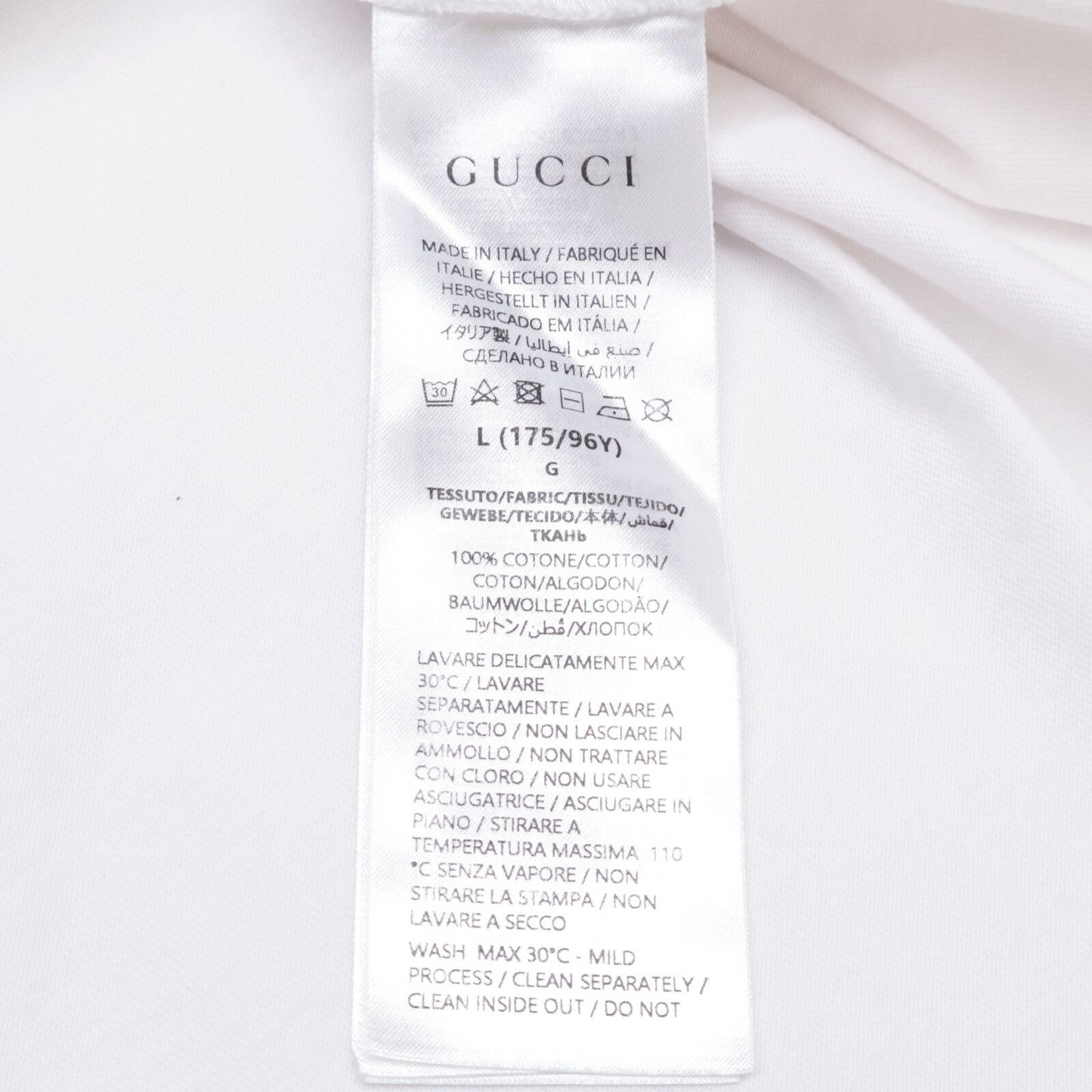 Gucci GG Logo Print Short Sleeve T-Shirt — view 4
